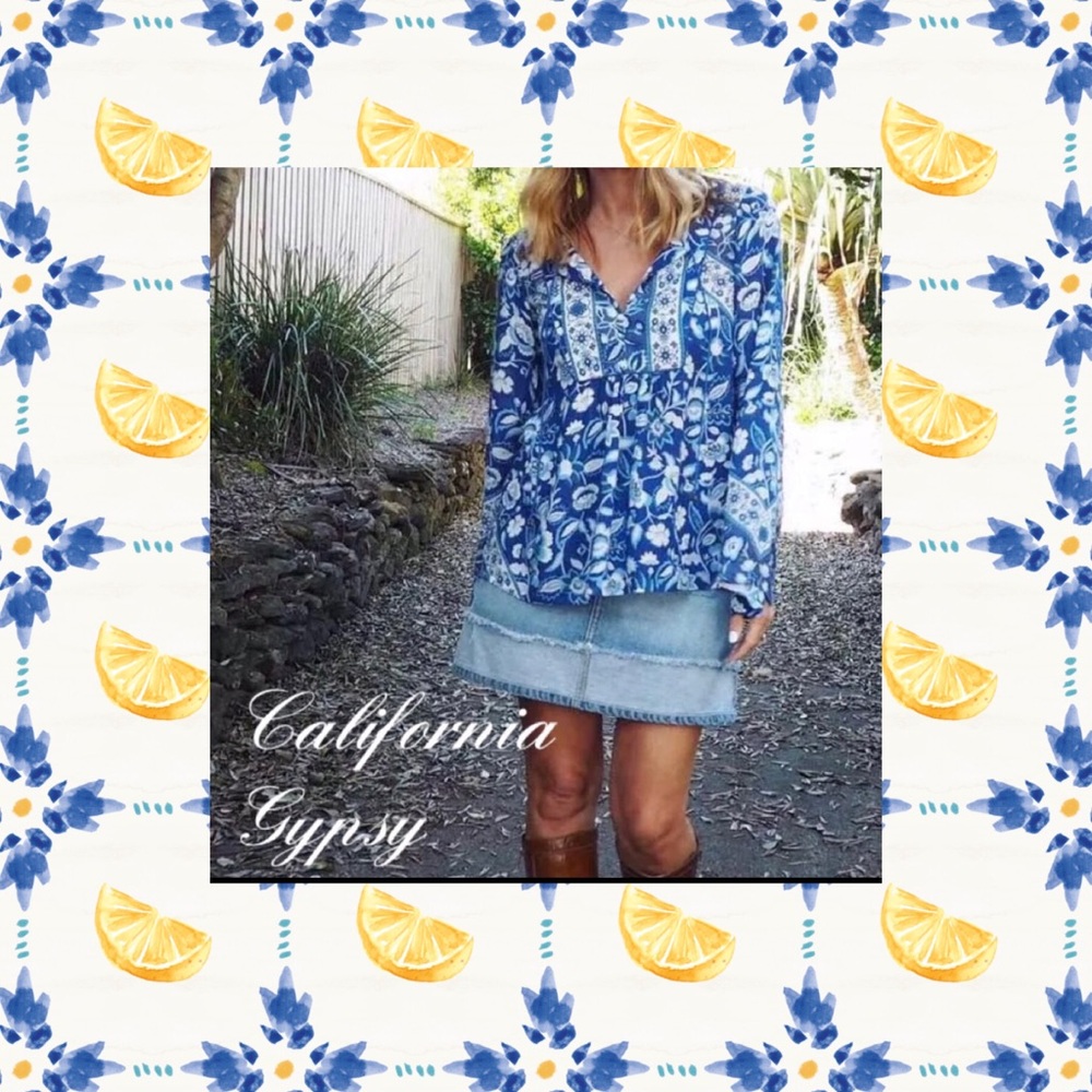 Bohemian Floral Top - Picture 3 of 7